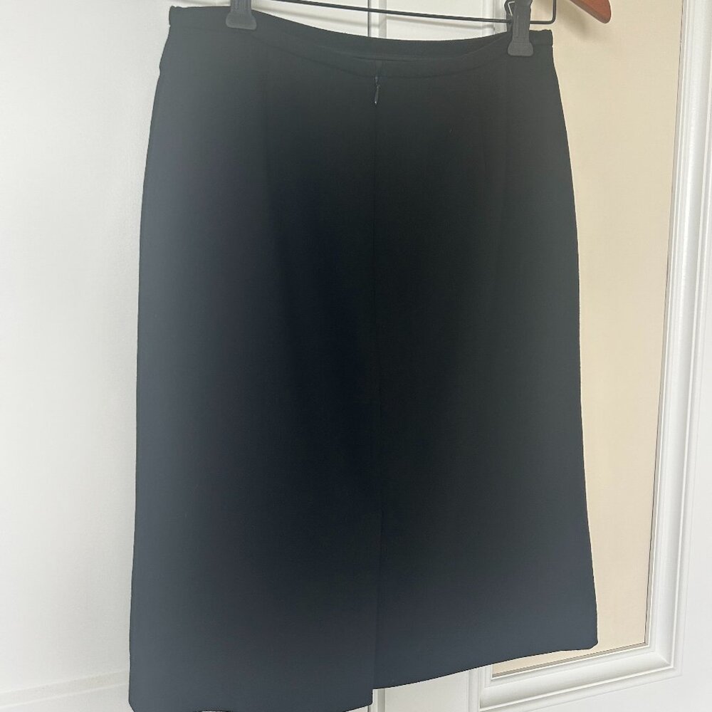 Ann Taylor Women's Wool Black Skirt, 4